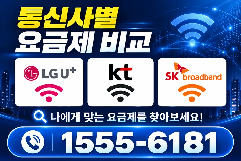 영천시 도동 통신사별 요금제 비교